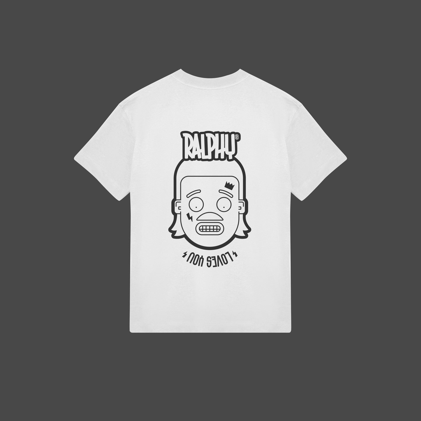 'face tatt' boxy tee