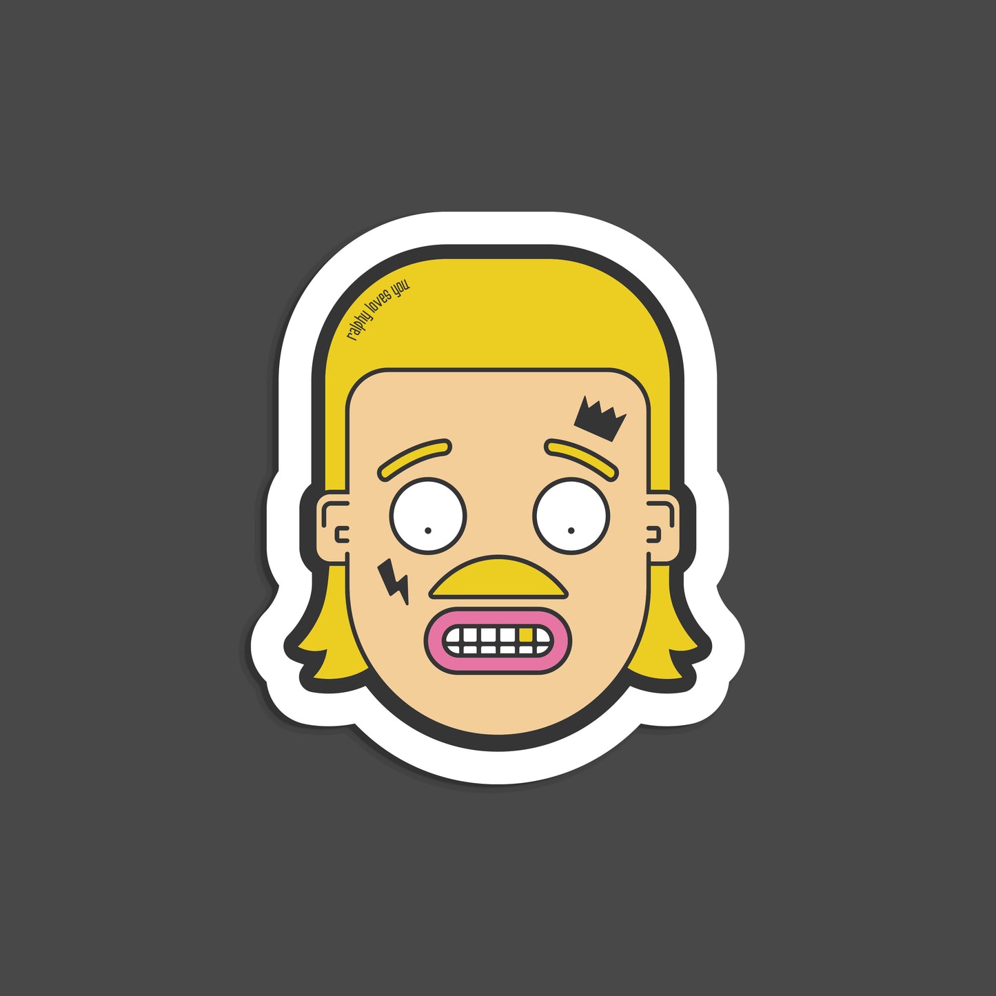 'the whole gang' sticker pack