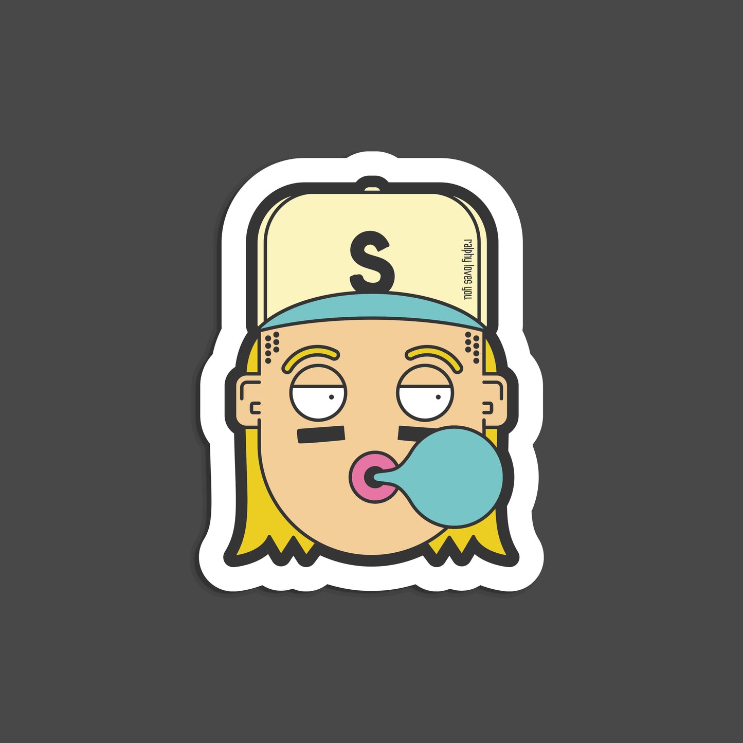 'the whole gang' sticker pack