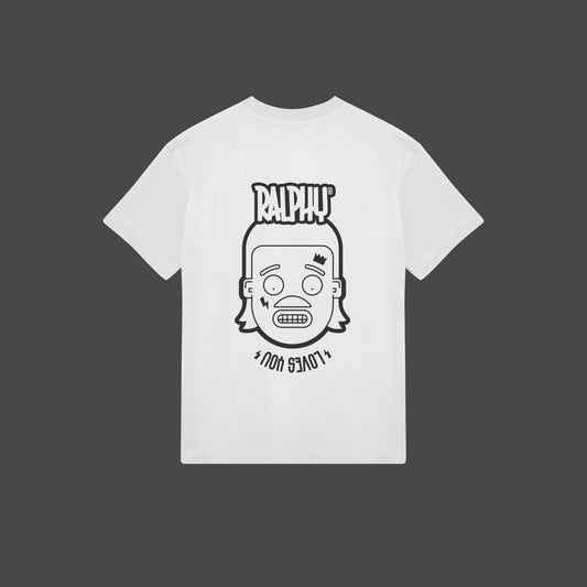 'face tatt' boxy tee